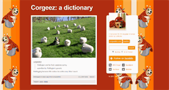 Desktop Screenshot of dictionary.corgiaddict.com